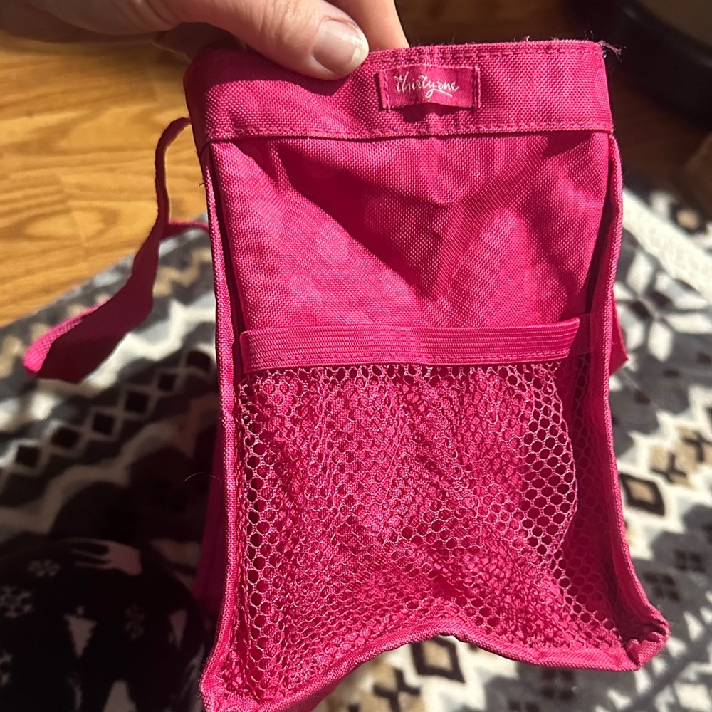 Thirty-One Pink Polka Dot Tote - Picture 4 of 9